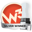 Silver W3 Award winner